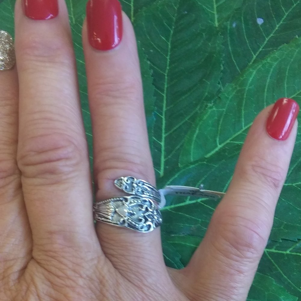 Sterling Spoon ring - Picture 2 of 3